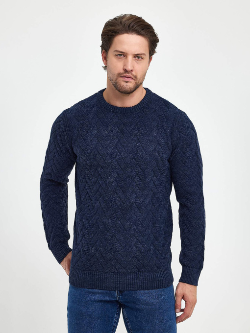 Джемпер Trend Collection модель TC10215BlueSVTRMN Фото