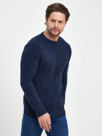 Джемпер Trend Collection модель TC10215BlueSVTRMN Джемпер Trend Collection модель TC10215BlueSVTRMN Фото