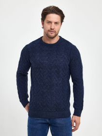 Джемпер Trend Collection модель TC10215BlueSVTRMN Джемпер Trend Collection модель TC10215BlueSVTRMN Фото