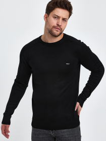 Джемпер Trend Collection модель TC10167BlackSVTRMN Джемпер Trend Collection модель TC10167BlackSVTRMN Фото