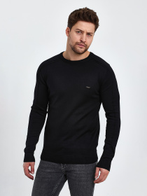 Джемпер Trend Collection модель TC10167BlackSVTRMN Джемпер Trend Collection модель TC10167BlackSVTRMN Фото