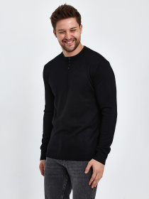 Джемпер Trend Collection модель TC10163BlackSVTRMN Фото