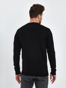 Джемпер Trend Collection модель TC10163BlackSVTRMN Фото