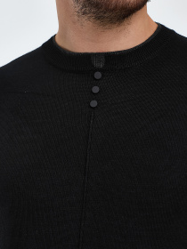 Джемпер Trend Collection модель TC10163BlackSVTRMN Фото