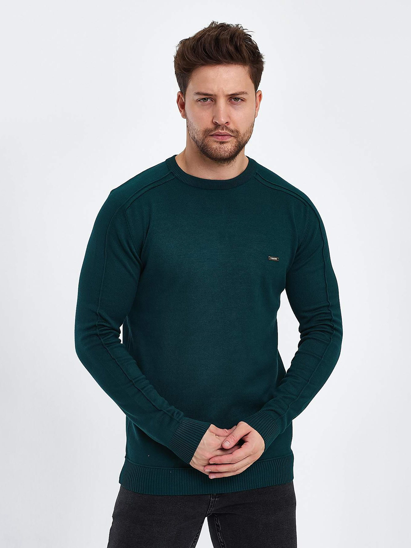 Джемпер Trend Collection модель TC10161GreenSVTRMN Фото