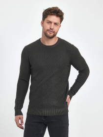 Джемпер Trend Collection модель TC9916GreenSVTRMN Джемпер Trend Collection модель TC9916GreenSVTRMN Фото