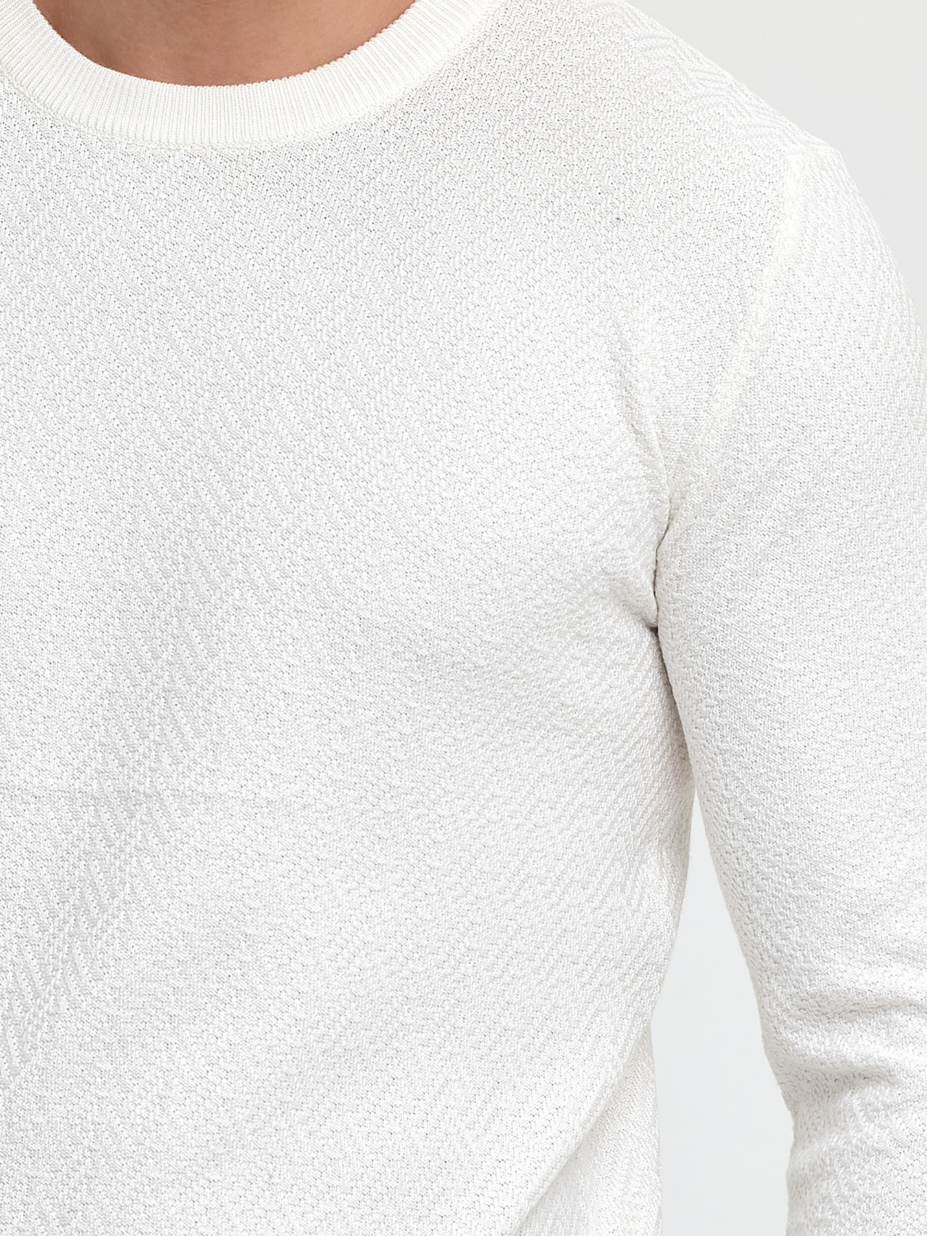 Джемпер Trend Collection модель TC9915WhiteSVTRMN Фото