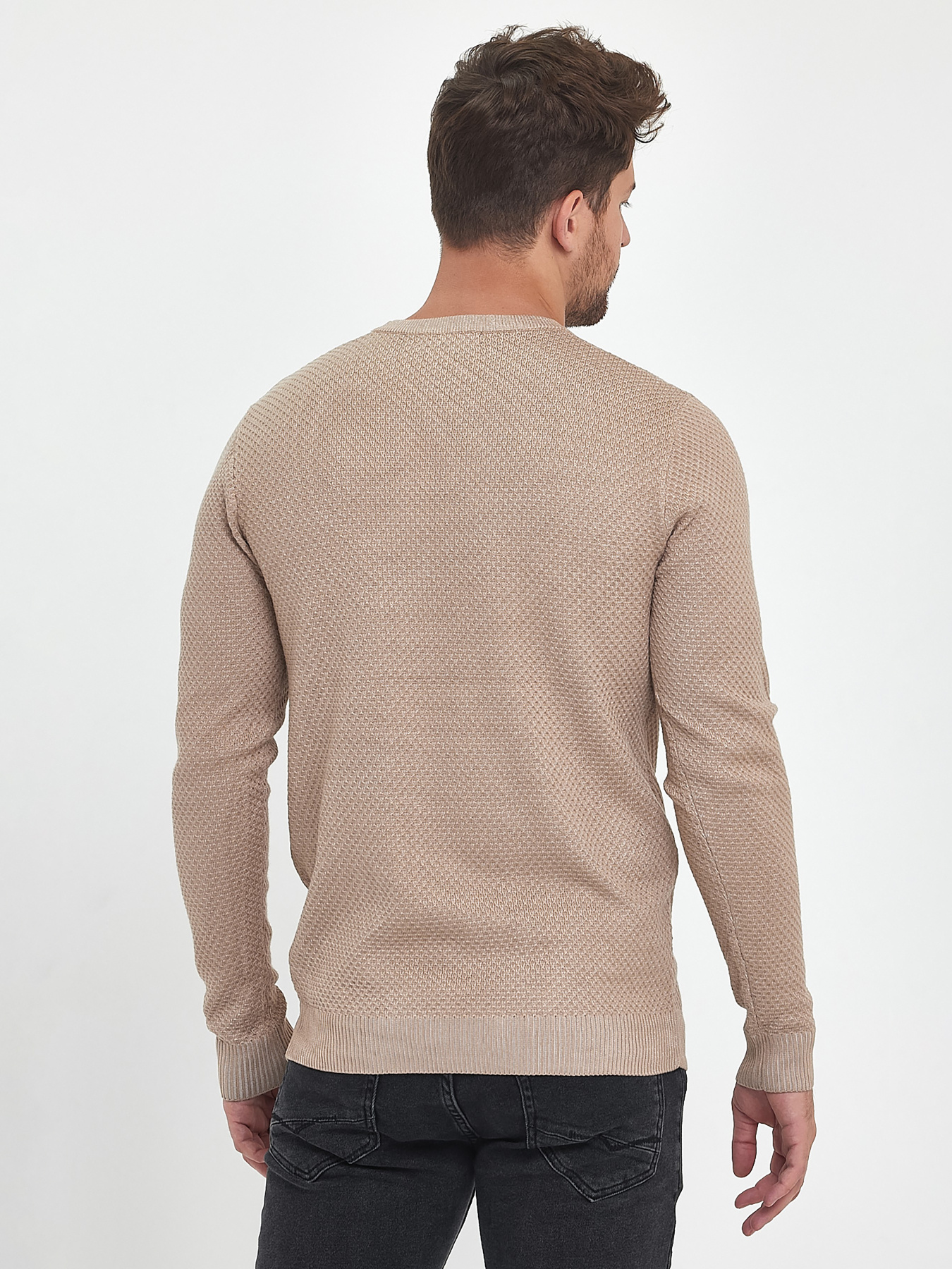 Джемпер Trend Collection модель TC9911BeigeSVTRMN Фото