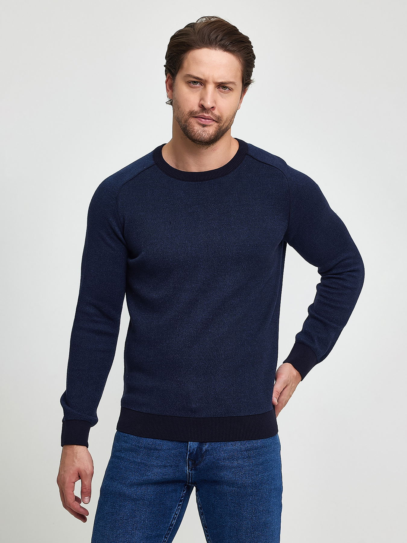 Джемпер Trend Collection модель TC9895DarkBlueSVTRMN Фото