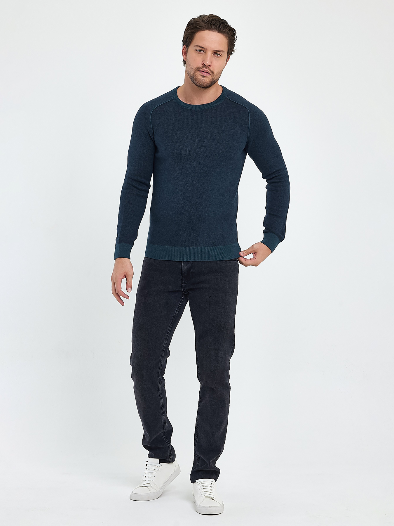 Джемпер Trend Collection модель TC9894DarkGreenSVTRMN Фото