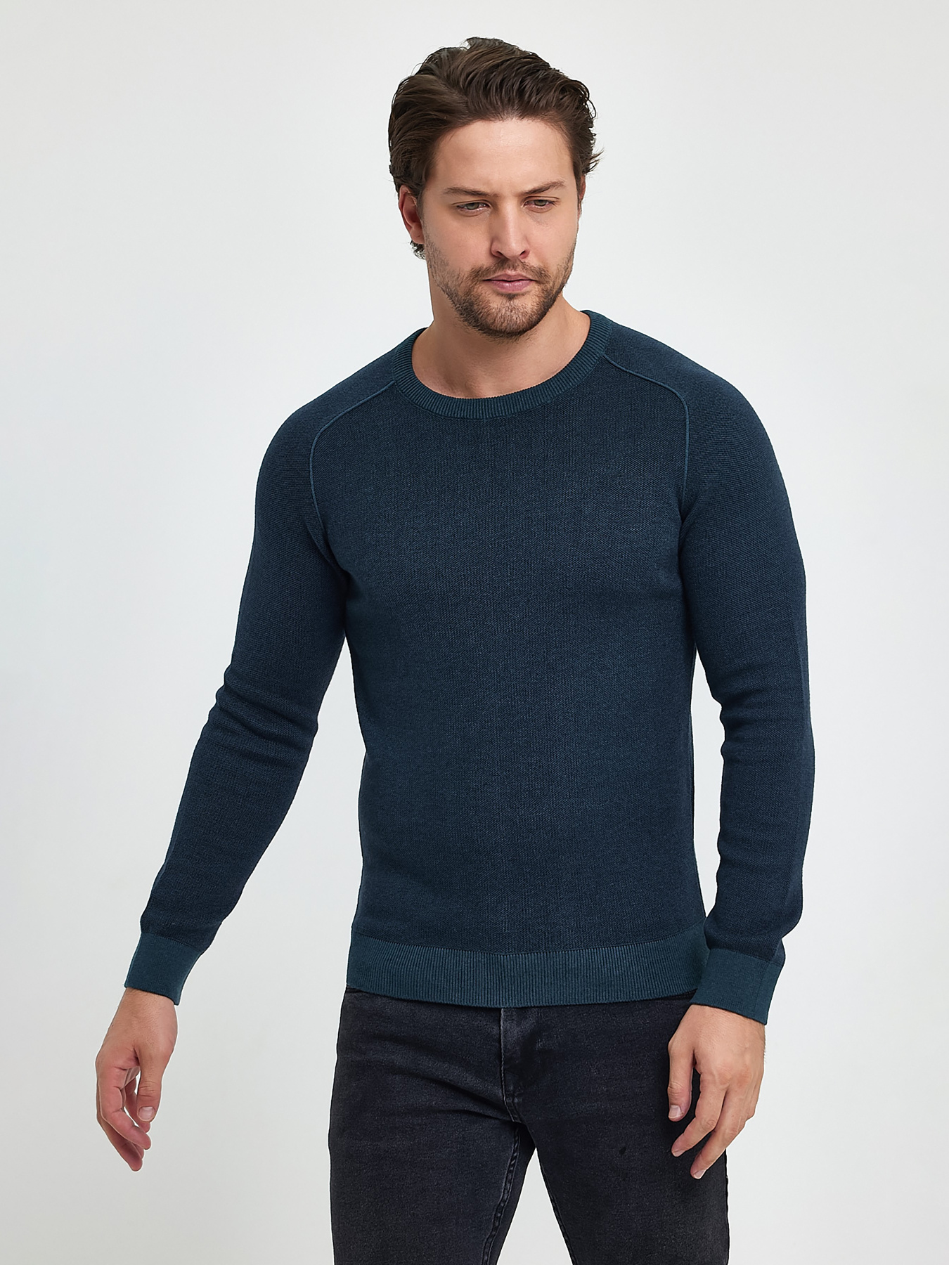 Джемпер Trend Collection модель TC9894DarkGreenSVTRMN Джемпер Trend Collection модель TC9894DarkGreenSVTRMN Фото