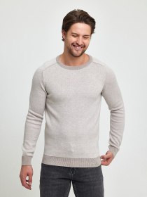 Джемпер Trend Collection модель TC9891BeigeSVTRMN Джемпер Trend Collection модель TC9891BeigeSVTRMN Фото