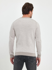 Джемпер Trend Collection модель TC9891BeigeSVTRMN Джемпер Trend Collection модель TC9891BeigeSVTRMN Фото