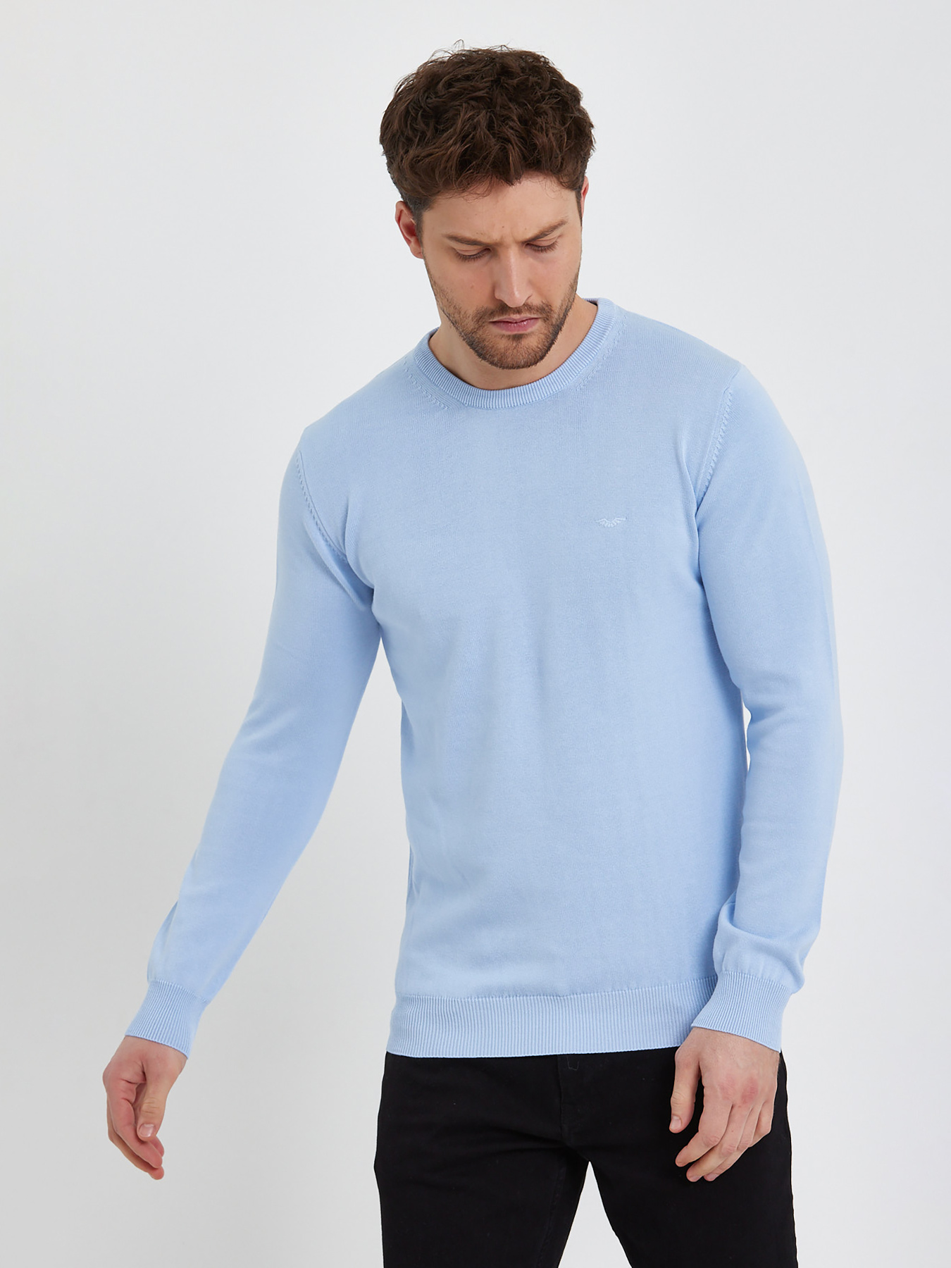 Джемпер Trend Collection модель TC9779LightBlueSVTRMN Фото