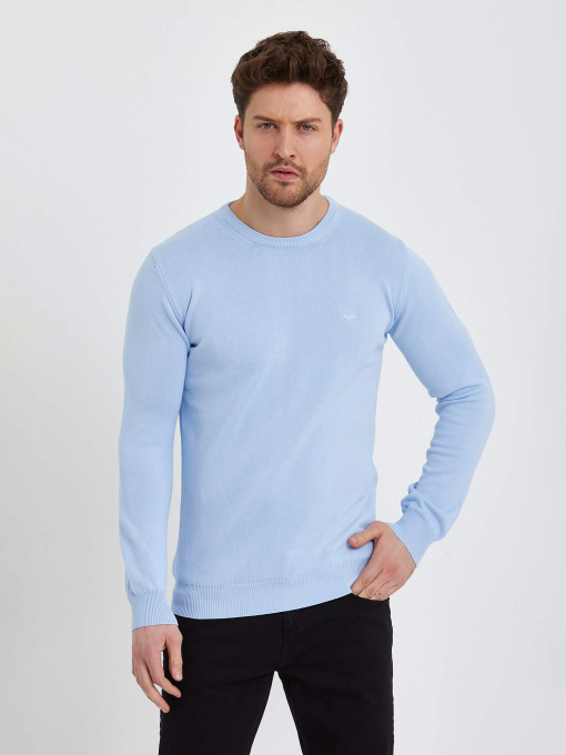Джемпер Trend Collection модель TC9779LightBlueSVTRMN Фото