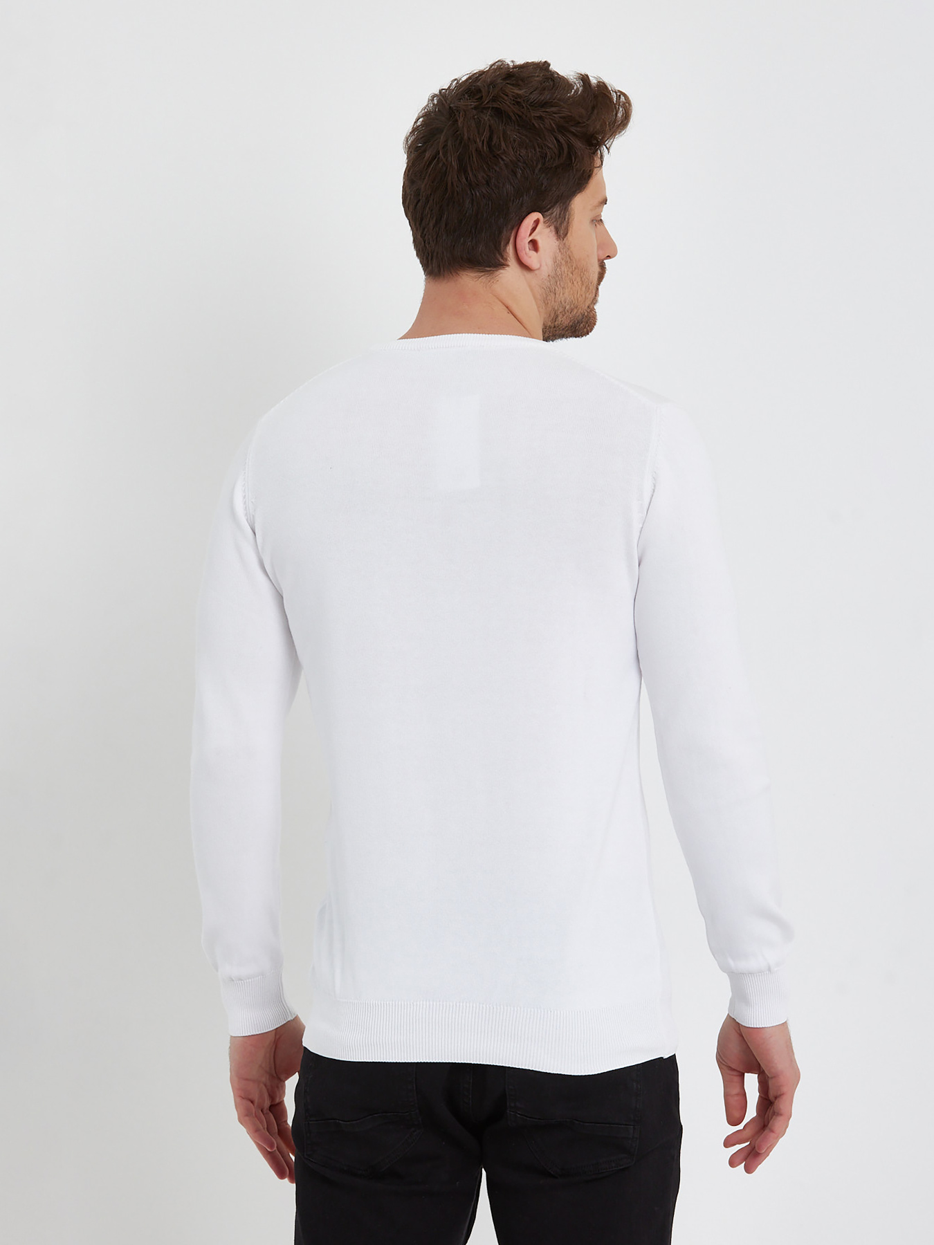 Джемпер Trend Collection модель TC9778WhiteSVTRMN Фото