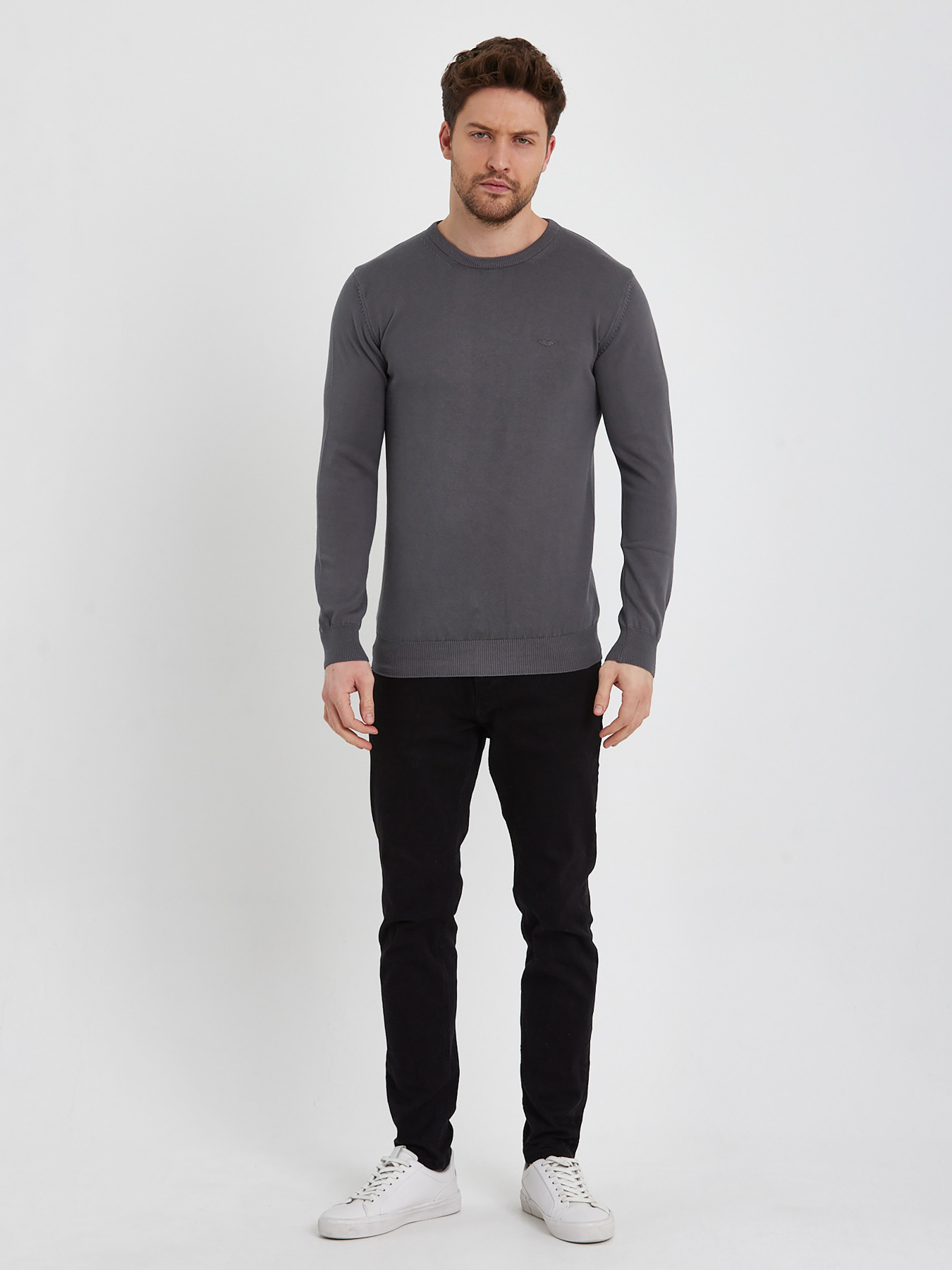 Джемпер Trend Collection модель TC9777GreySVTRMN Фото