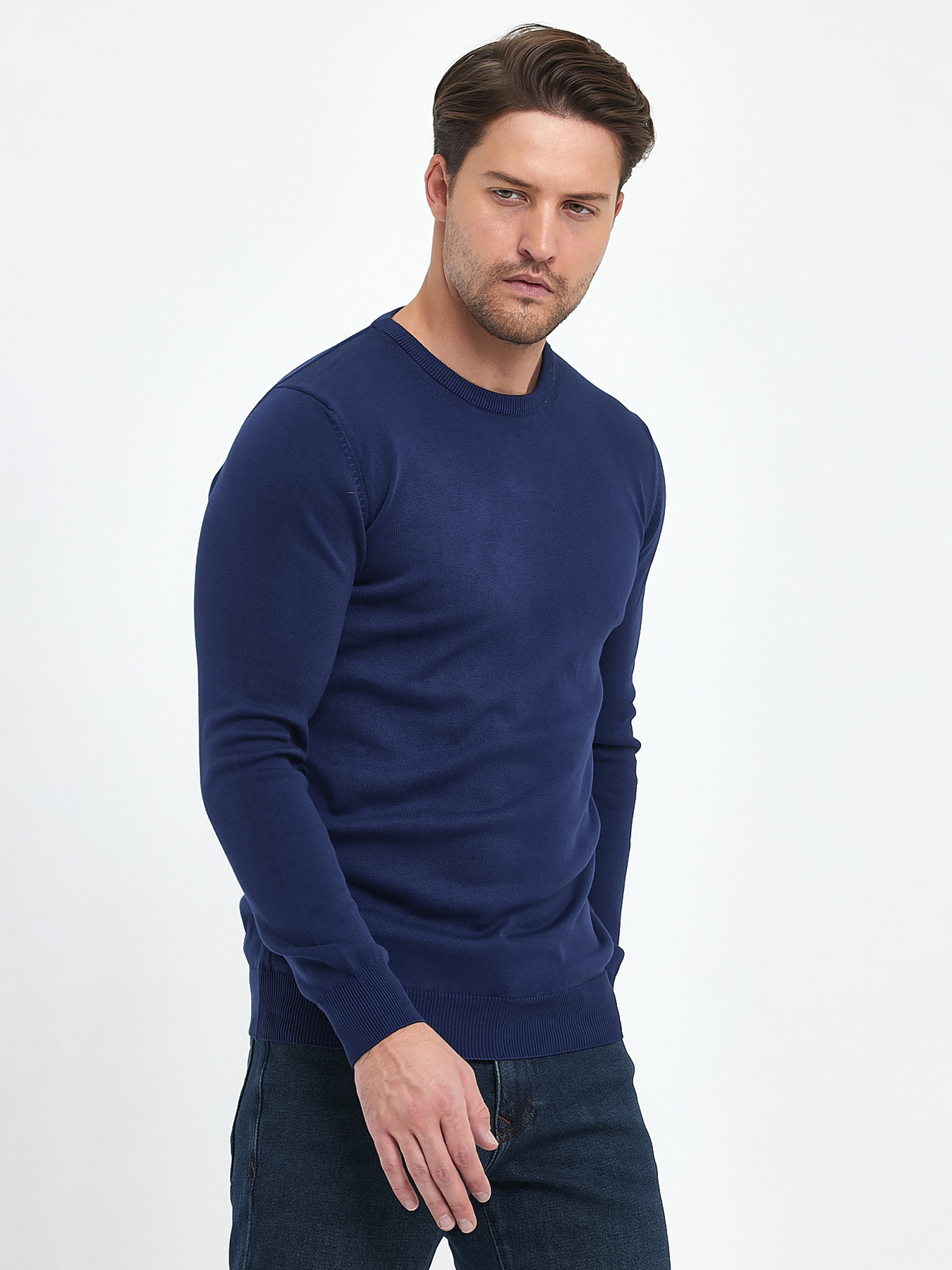 Джемпер Trend Collection модель TC9667BlueSVTRMN Фото