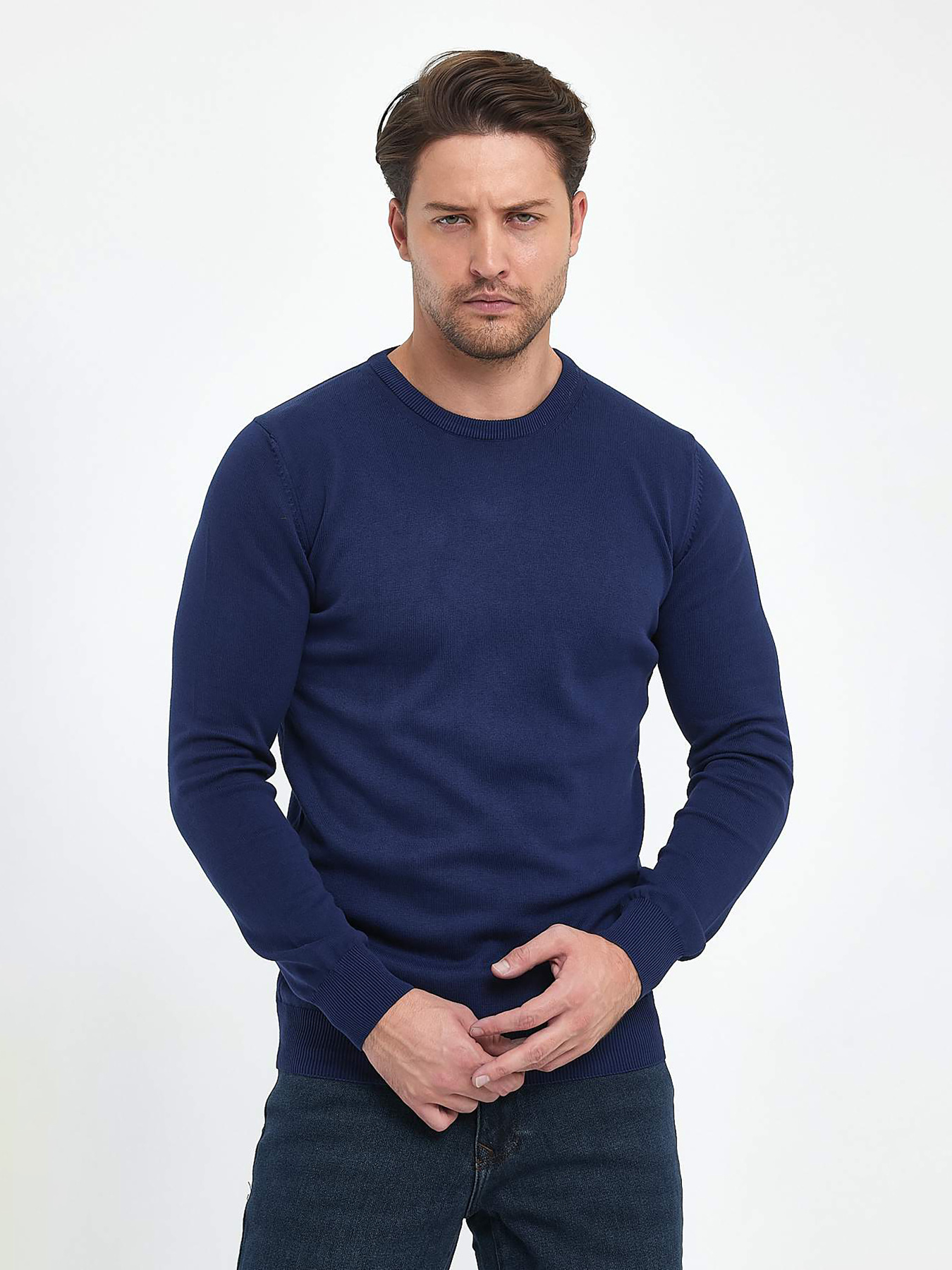 Джемпер Trend Collection модель TC9667BlueSVTRMN Фото