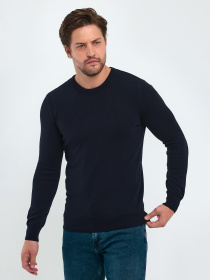 Джемпер Trend Collection модель TC9617DarkBlueSVTRMN Фото