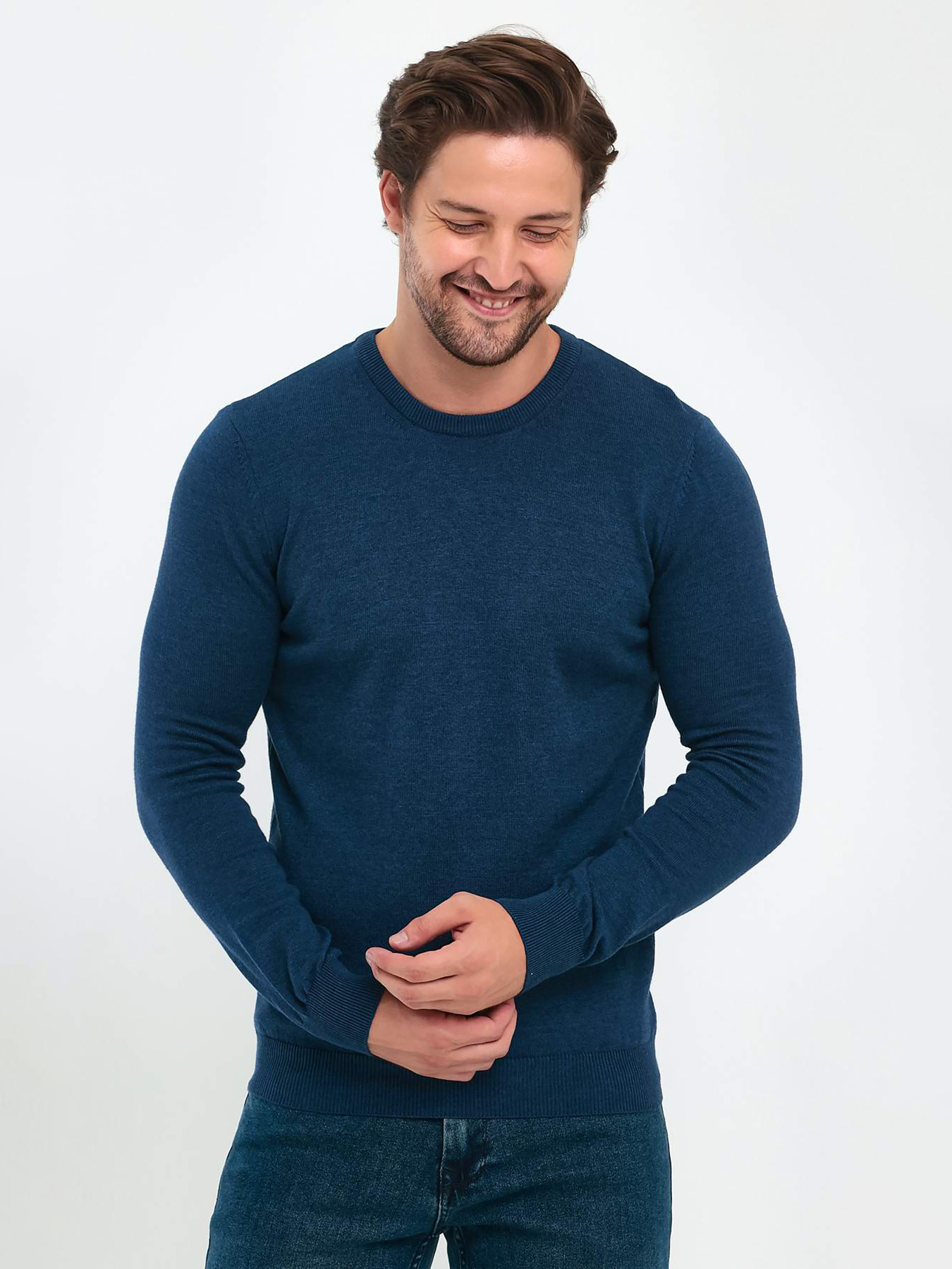 Джемпер Trend Collection модель TC9615BlueSVTRMN Фото