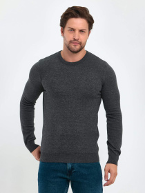 Джемпер Trend Collection модель TC9614LightGreySVTRMN Джемпер Trend Collection модель TC9614LightGreySVTRMN Фото