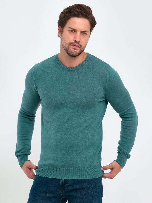 Джемпер Trend Collection модель TC9613LightGreenSVTRMN Фото