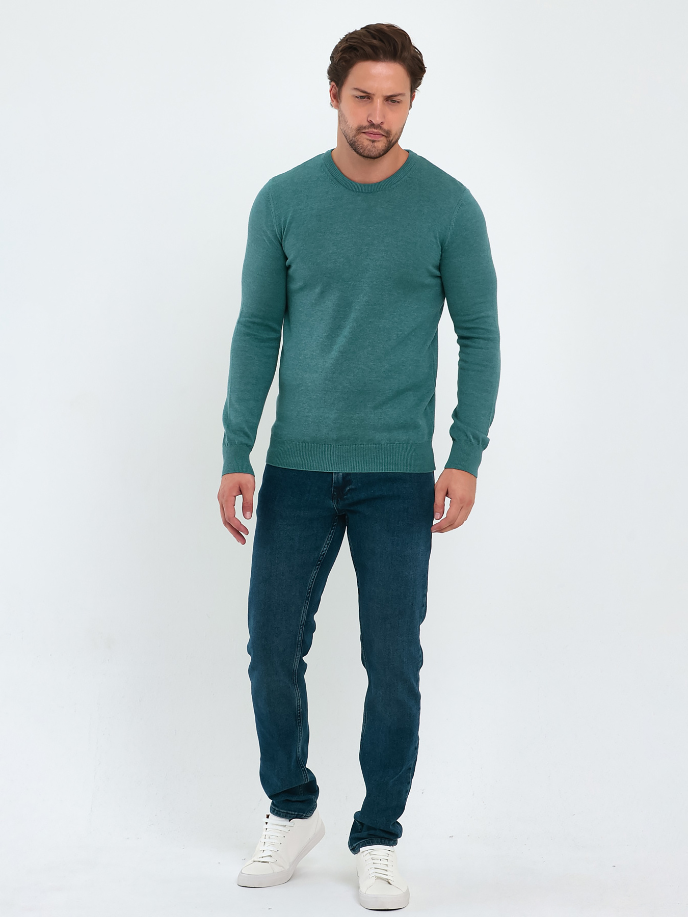 Джемпер Trend Collection модель TC9613LightGreenSVTRMN Фото