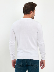 Джемпер Trend Collection модель TC9610WhiteSVTRMN Джемпер Trend Collection модель TC9610WhiteSVTRMN Фото