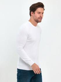 Джемпер Trend Collection модель TC9610WhiteSVTRMN Джемпер Trend Collection модель TC9610WhiteSVTRMN Фото