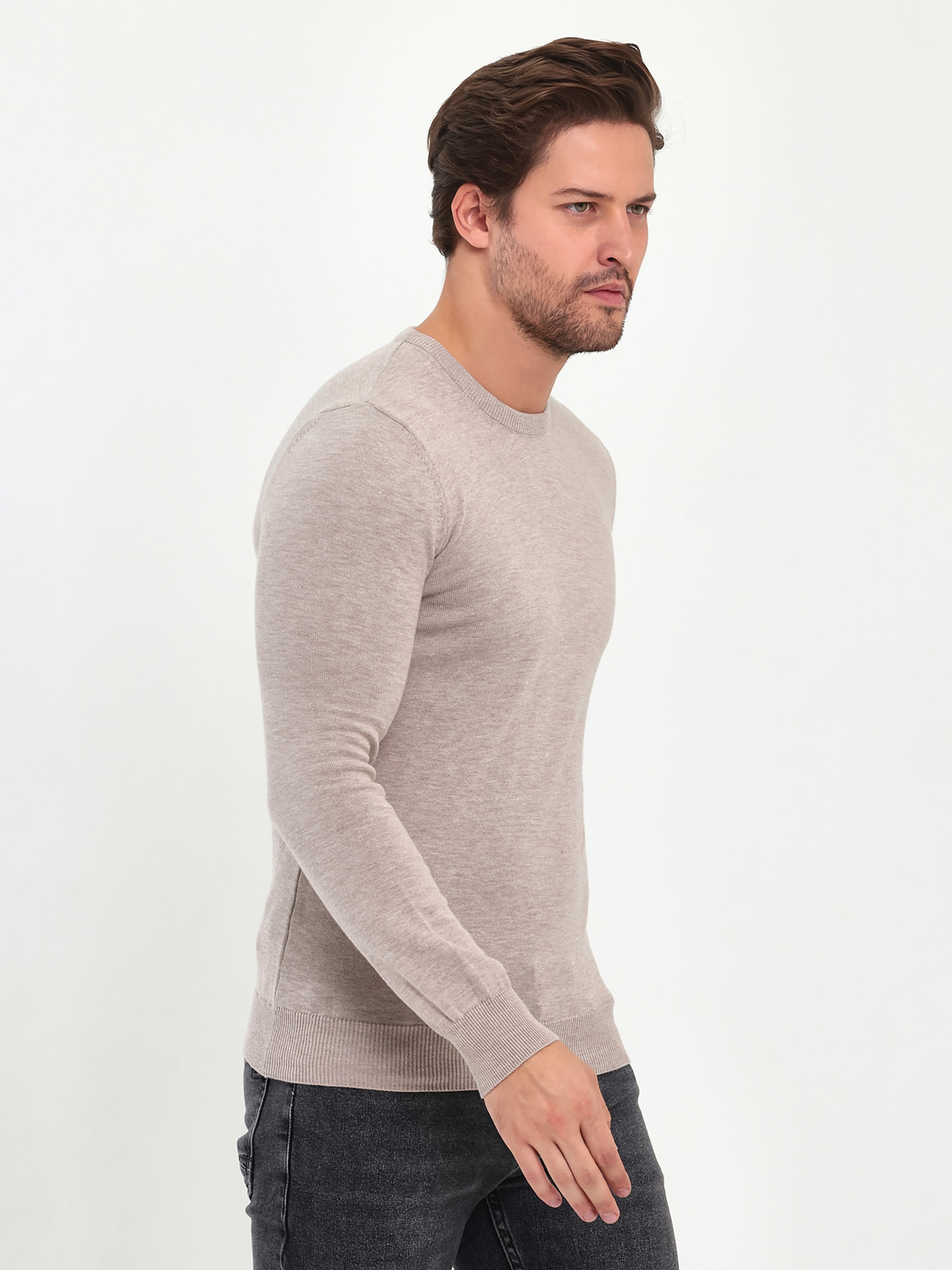 Джемпер Trend Collection модель TC9609BeigeSVTRMN Фото