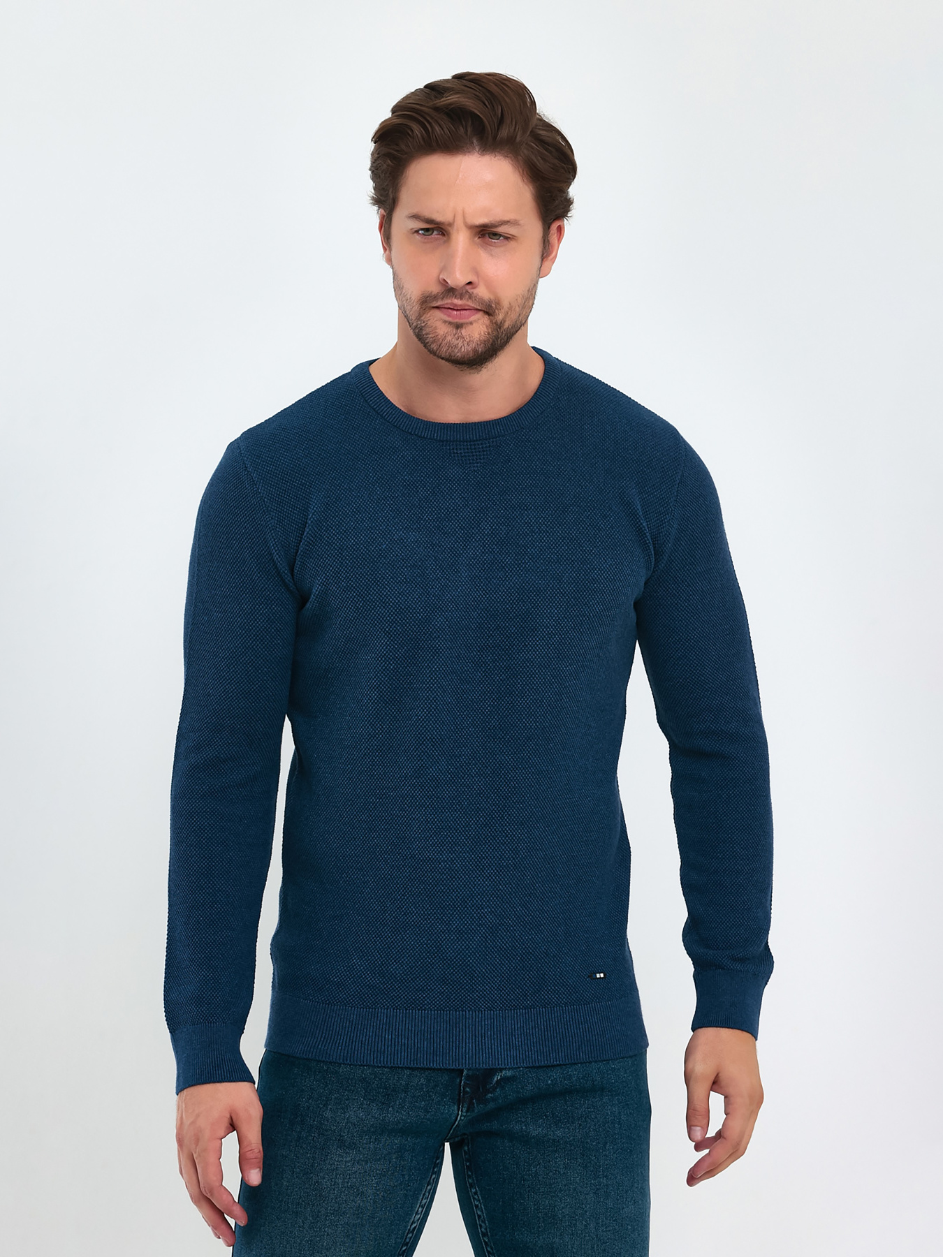 Джемпер Trend Collection модель TC9585DarkBlueSVTRMN Джемпер Trend Collection модель TC9585DarkBlueSVTRMN Фото