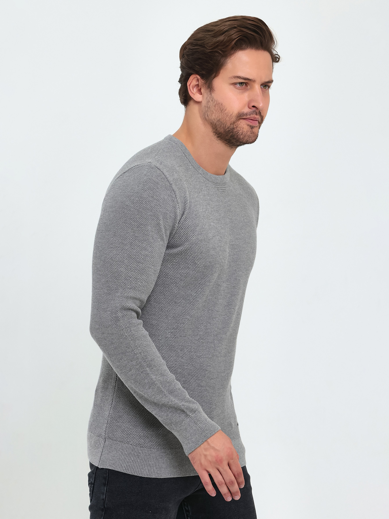 Джемпер Trend Collection модель TC9584GreySVTRMN Джемпер Trend Collection модель TC9584GreySVTRMN Фото