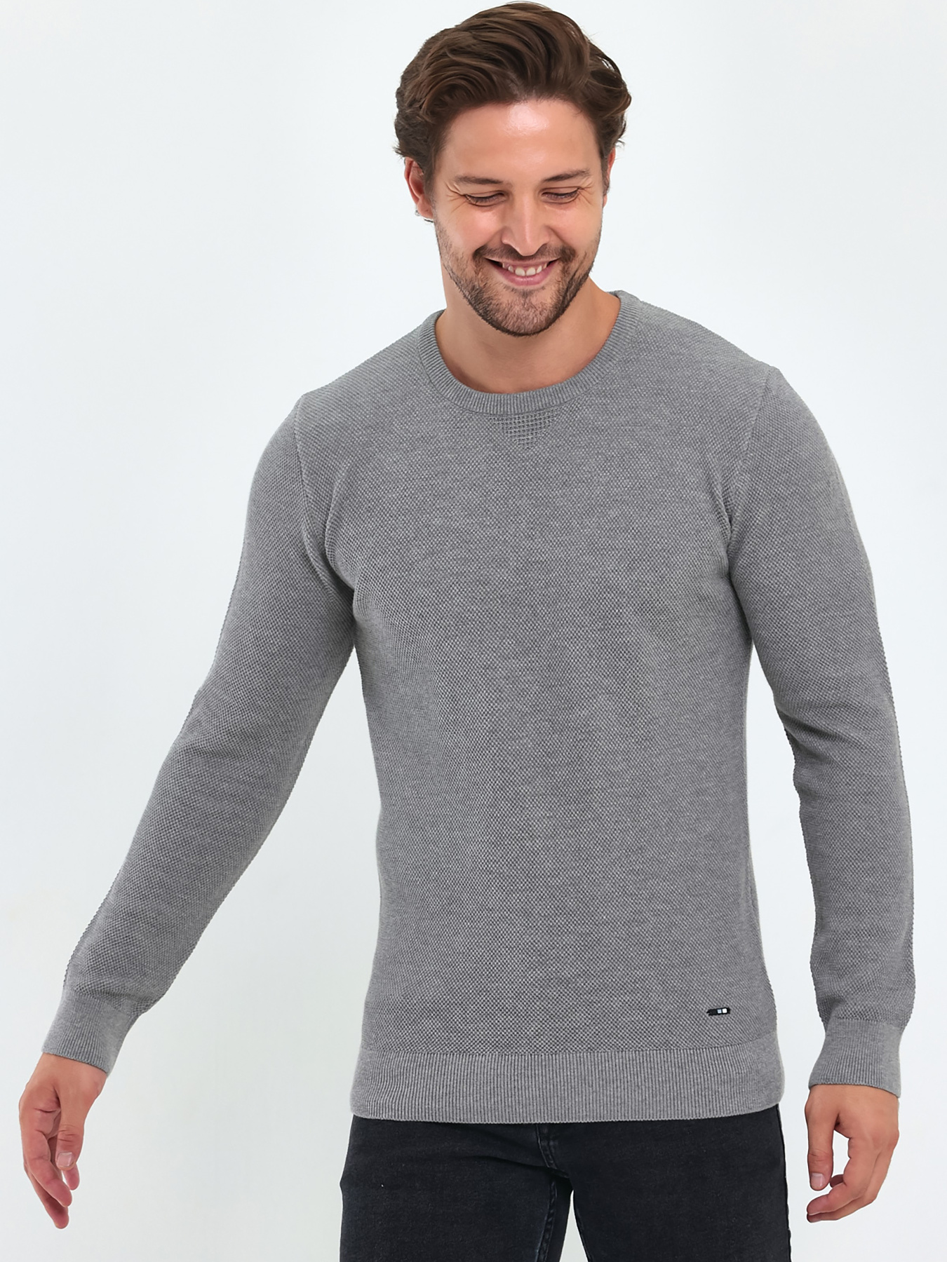 Джемпер Trend Collection модель TC9584GreySVTRMN Джемпер Trend Collection модель TC9584GreySVTRMN Фото