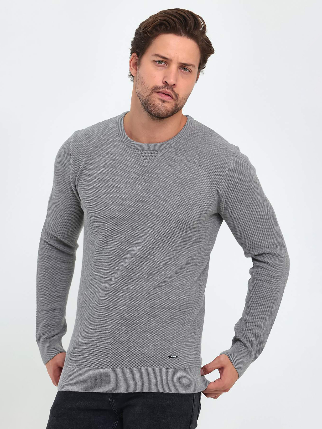 Джемпер Trend Collection модель TC9584GreySVTRMN Джемпер Trend Collection модель TC9584GreySVTRMN Фото