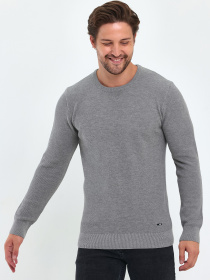 Джемпер Trend Collection модель TC9584GreySVTRMN Джемпер Trend Collection модель TC9584GreySVTRMN Фото