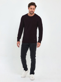 Джемпер Trend Collection модель TC9583BordoSVTRMN Джемпер Trend Collection модель TC9583BordoSVTRMN Фото