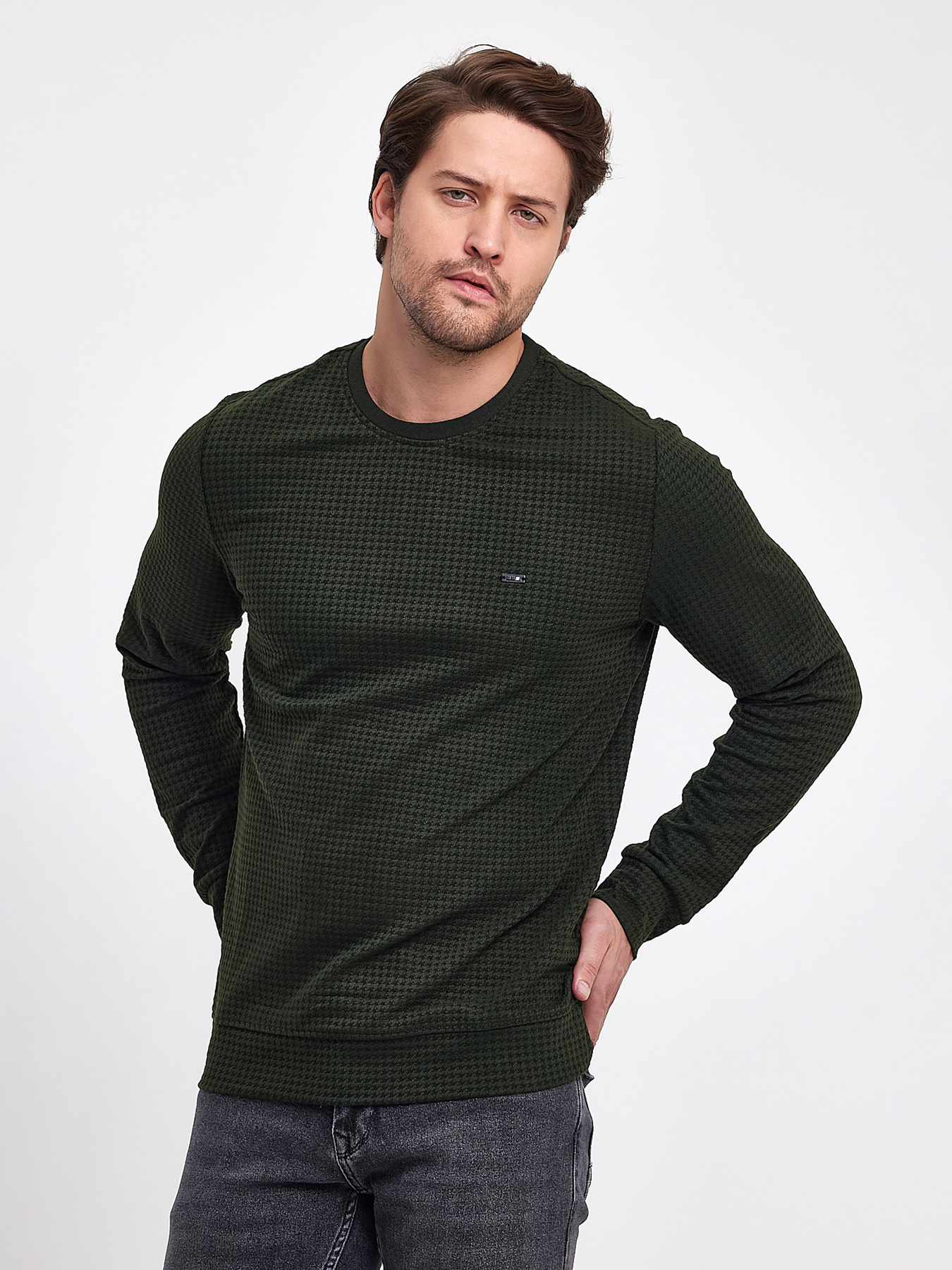 Джемпер Trend Collection модель TC9543KhakiSVTRMN Фото