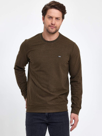 Джемпер Trend Collection модель TC9542OliveSVTRMN Джемпер Trend Collection модель TC9542OliveSVTRMN Фото