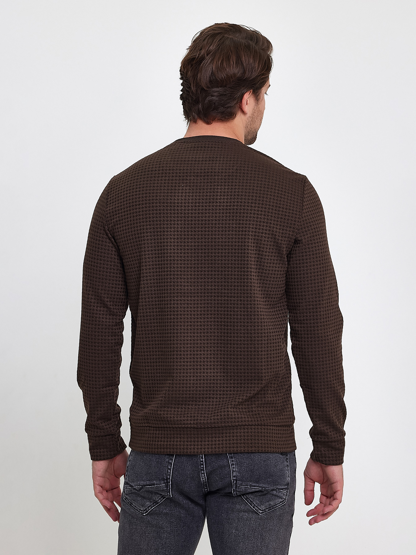 Джемпер Trend Collection модель TC9541BrownSVTRMN Джемпер Trend Collection модель TC9541BrownSVTRMN Фото