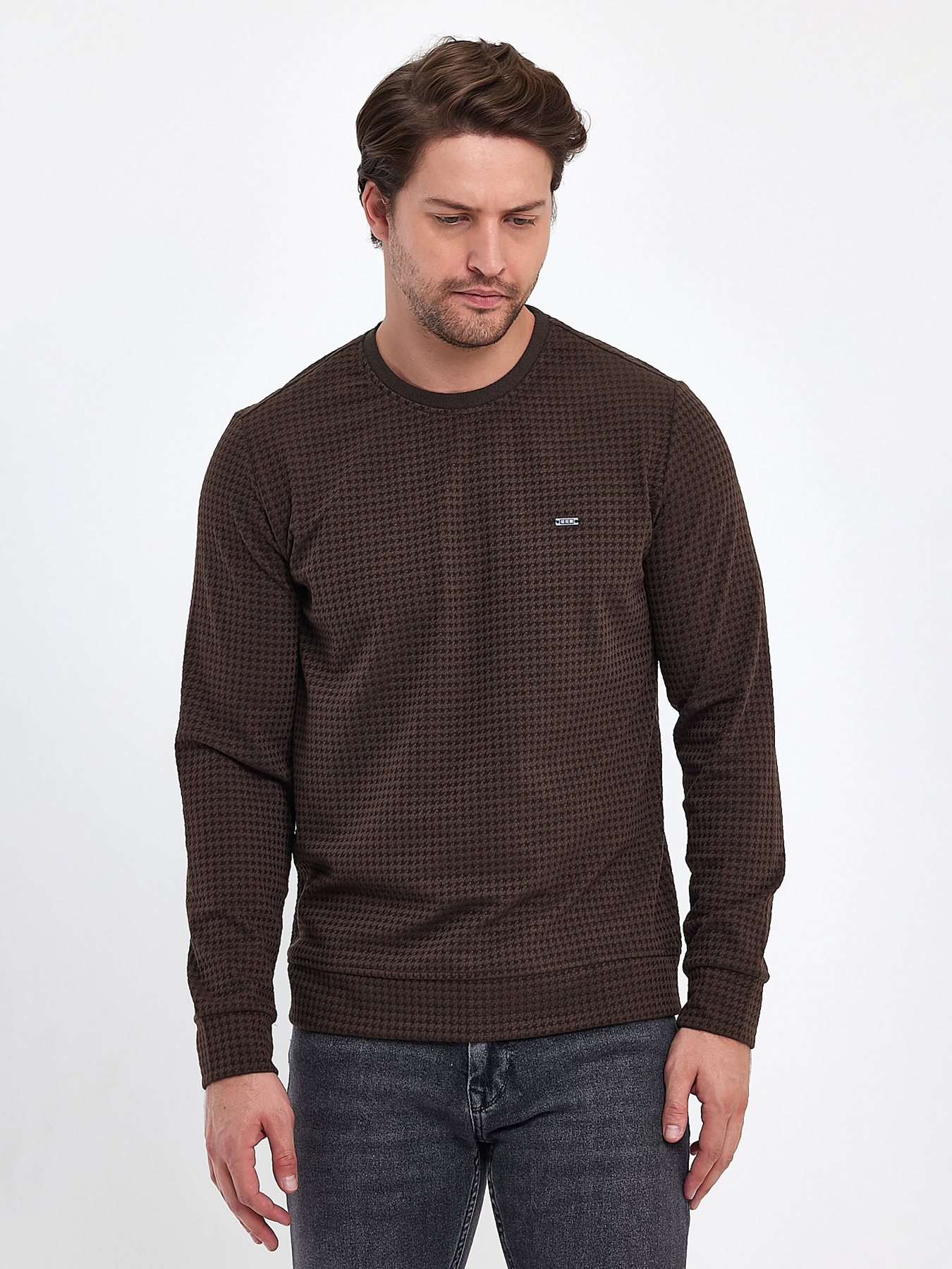 Джемпер Trend Collection модель TC9541BrownSVTRMN Джемпер Trend Collection модель TC9541BrownSVTRMN Фото