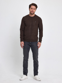 Джемпер Trend Collection модель TC9541BrownSVTRMN Джемпер Trend Collection модель TC9541BrownSVTRMN Фото