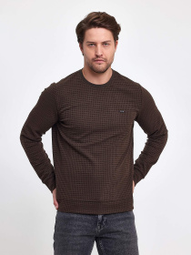 Джемпер Trend Collection модель TC9541BrownSVTRMN Джемпер Trend Collection модель TC9541BrownSVTRMN Фото