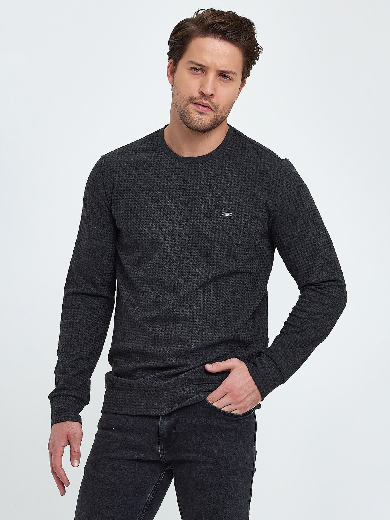 Джемпер Trend Collection модель TC9540GreySVTRMN Джемпер Trend Collection модель TC9540GreySVTRMN Фото