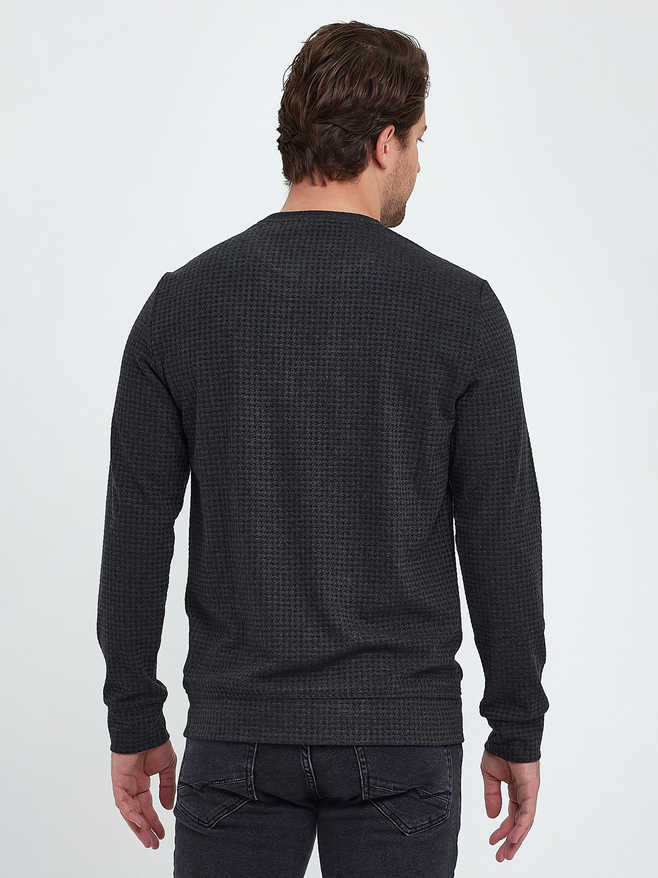 Джемпер Trend Collection модель TC9540GreySVTRMN Джемпер Trend Collection модель TC9540GreySVTRMN Фото