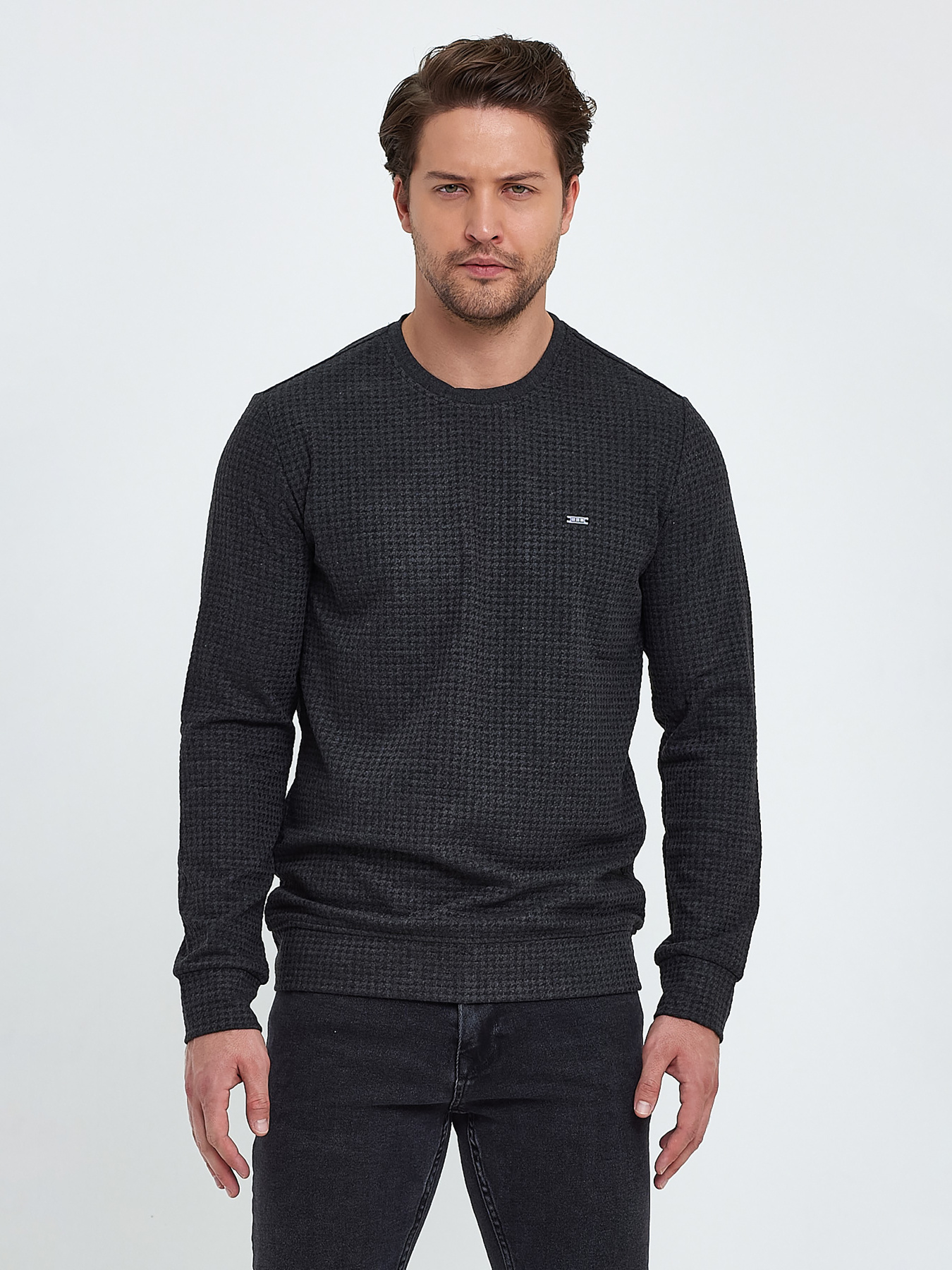 Джемпер Trend Collection модель TC9540GreySVTRMN Джемпер Trend Collection модель TC9540GreySVTRMN Фото