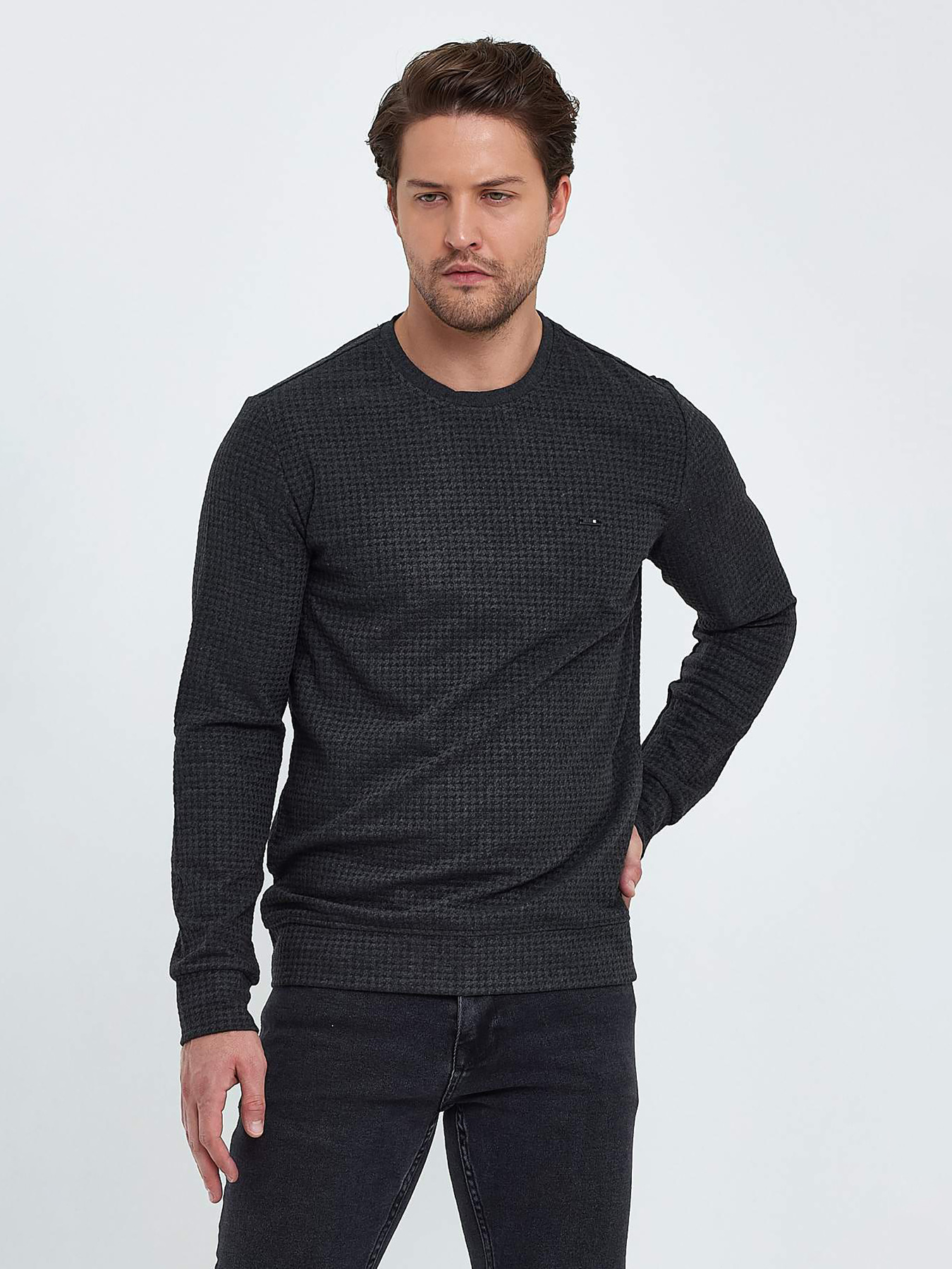 Джемпер Trend Collection модель TC9540GreySVTRMN Джемпер Trend Collection модель TC9540GreySVTRMN Фото