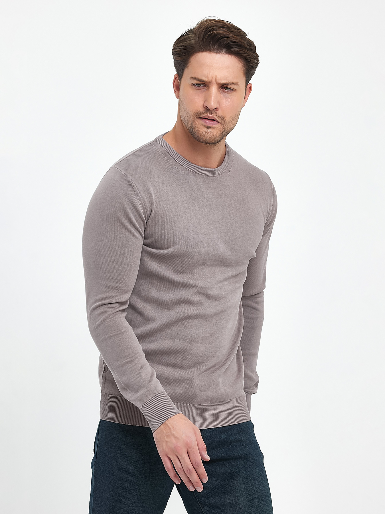 Джемпер Trend Collection модель TC7573LightBeigeSVTRMN Фото