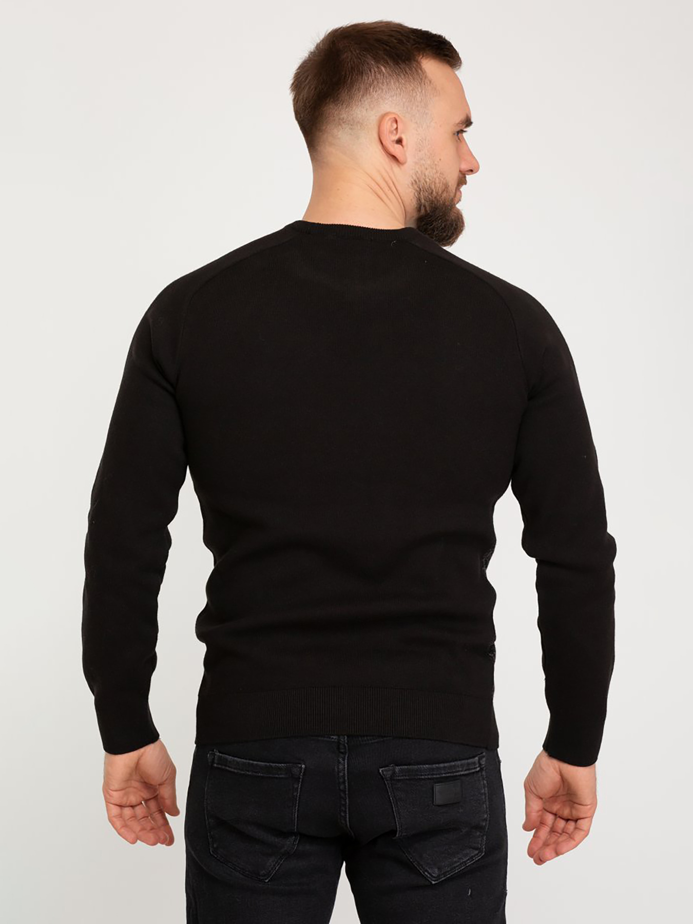 Джемпер Trend Collection модель TC7297BlackSVTRMN Джемпер Trend Collection модель TC7297BlackSVTRMN Фото