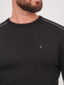 Джемпер Trend Collection модель TC7241BlackGreySVTRMN Фото